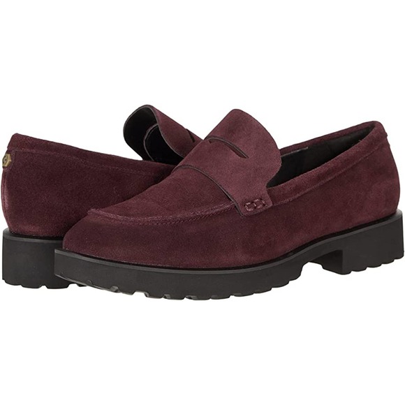 Cole Haan Shoes - Cole Haan Geneva Suede Penny Loafers